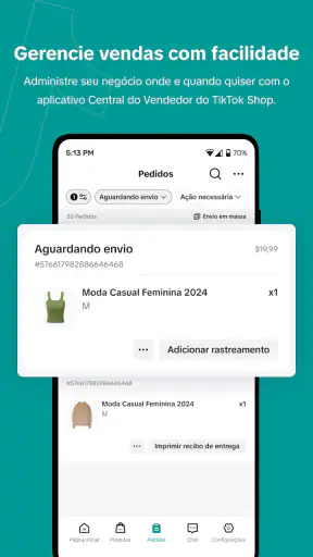 Central Vendedor TikTok Shop screenshot