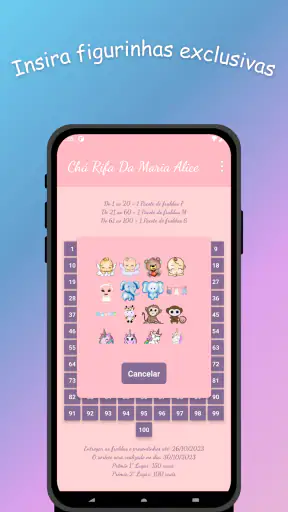 Chá Rifa: chá rifa de fraldas screenshot