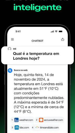 Chatbot - IA em Português screenshot