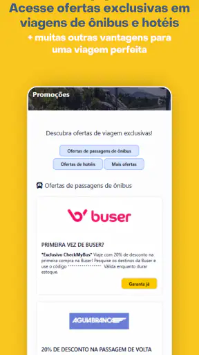 CheckMyBus: Passagem de ônibus screenshot
