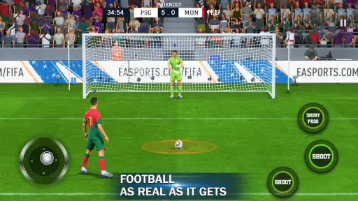 chute de estrela de futebol screenshot