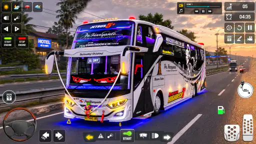 cidade ônibus direção jogo screenshot