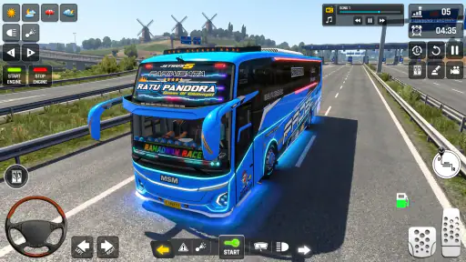 cidade ônibus direção jogo screenshot
