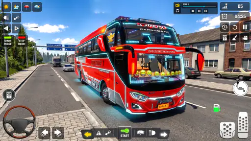 cidade ônibus direção jogo screenshot