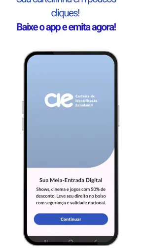 CIE Carteira de Estudante screenshot