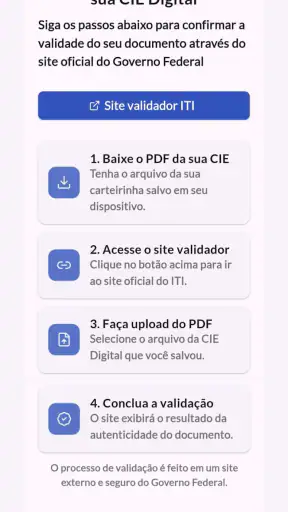 CIE Carteira de Estudante screenshot