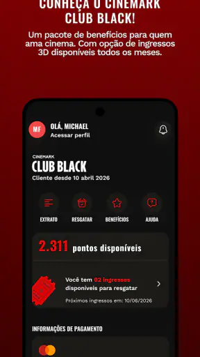 Cinemark Brasil screenshot