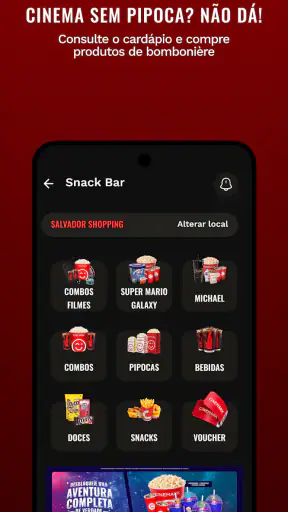Cinemark Brasil screenshot