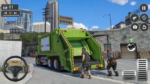 Caminhão de Lixo Simulator 3D screenshot