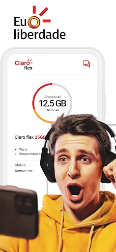 Claro flex screenshot