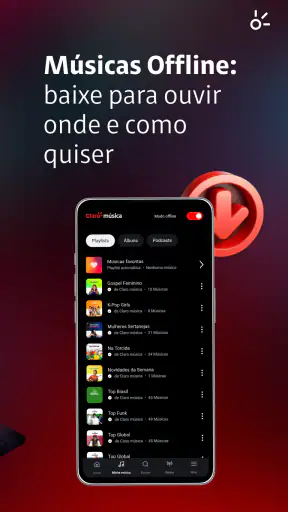 Claro música: músicas e rádios screenshot
