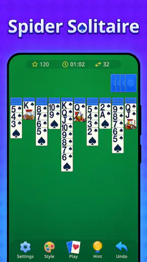 Classic Card: Spider Solitaire screenshot