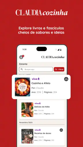 Claudia Cozinha Receitas screenshot