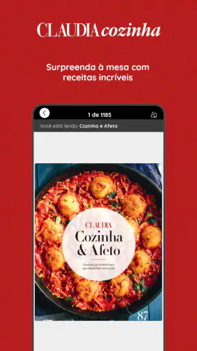Claudia Cozinha Receitas screenshot
