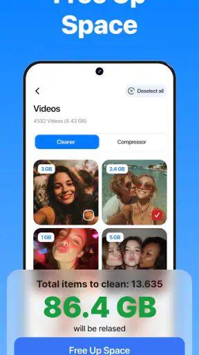 Clean Up Phone Storage: CleanX screenshot
