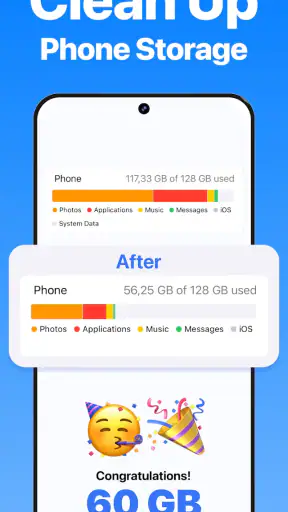 Clean Up Phone Storage: CleanX screenshot