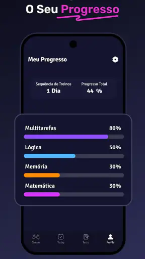 Clever・Jogos Mentais, Teste QI screenshot