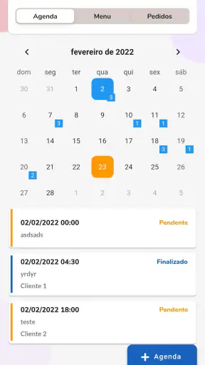 Cliente, Pedidos e Orçamentos screenshot