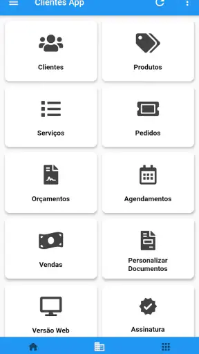 Clientes, Vendas e Orçamentos screenshot