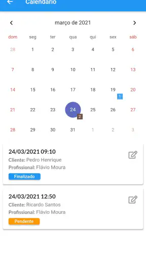 Clientes, Vendas e Orçamentos screenshot