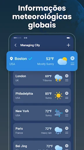 Clima em Tempo Real screenshot