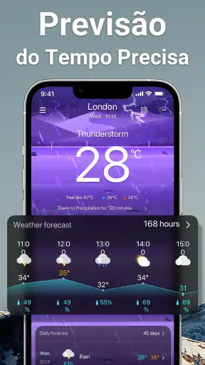 Radar de Tempo, Radar ao Vivo screenshot