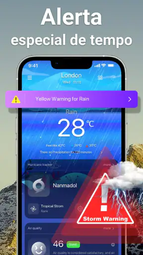 Radar de Tempo, Radar ao Vivo screenshot