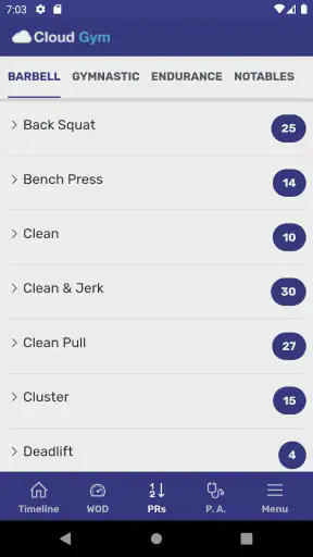 CloudGym screenshot
