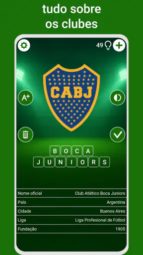 Clubes de Futebol Logo Quiz screenshot