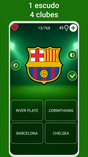 Clubes de Futebol Logo Quiz screenshot