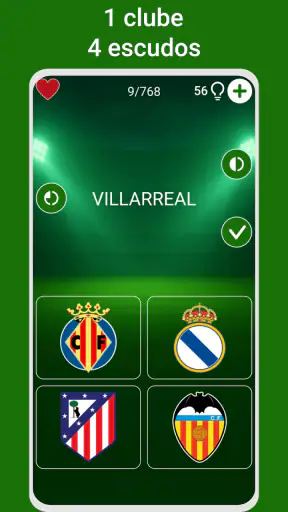 Clubes de Futebol Logo Quiz screenshot