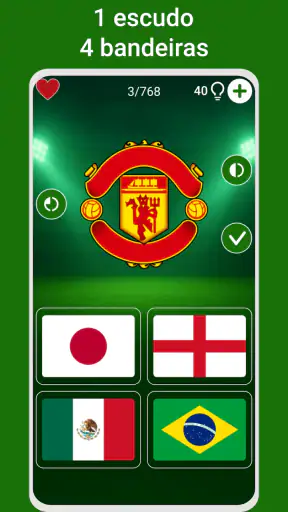 Clubes de Futebol Logo Quiz screenshot