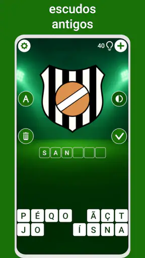 Clubes de Futebol Logo Quiz screenshot
