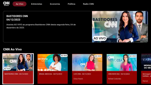 CNN Brasil Android TV screenshot