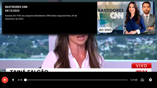 CNN Brasil Android TV screenshot