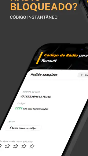 Código Do Rádio: Renault screenshot