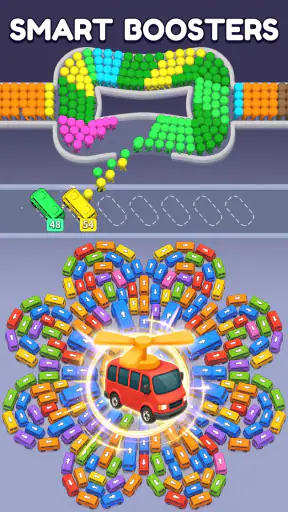 Color Car Jam: Ônibus screenshot