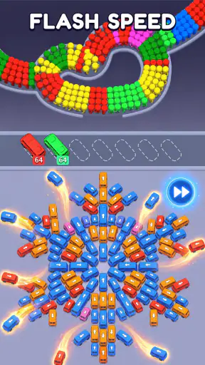 Color Car Jam: Ônibus screenshot