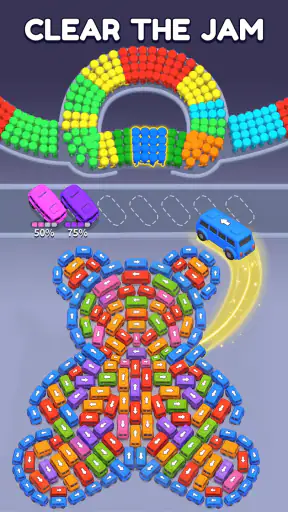 Color Car Jam: Ônibus screenshot