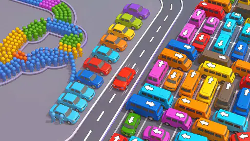 Color Car Jam: Ônibus screenshot