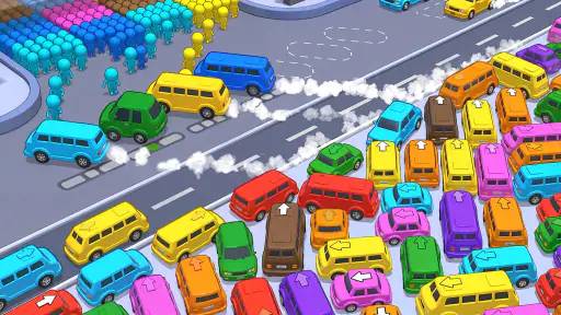 Color Car Jam: Ônibus screenshot