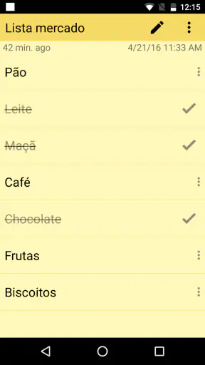 ColorNote Bloco de Notas Lista screenshot