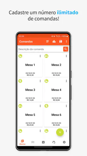 Comanda eletrônica screenshot
