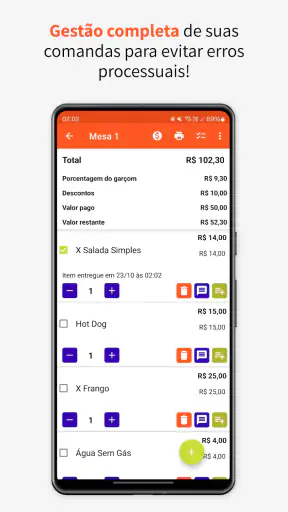 Comanda eletrônica screenshot