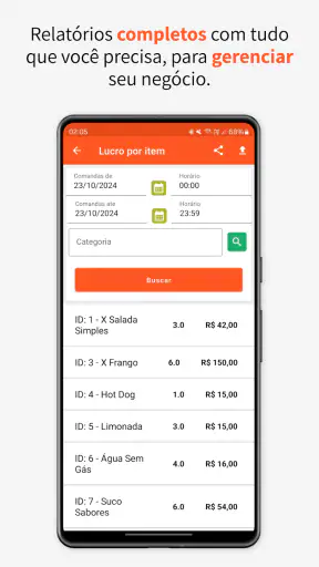 Comanda eletrônica screenshot