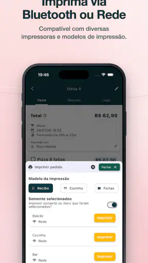 Comanda eletrônica - Pedidos screenshot