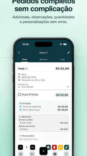 Comanda eletrônica - Pedidos screenshot