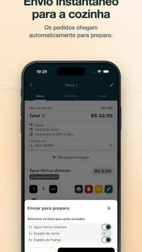 Comanda eletrônica - Pedidos screenshot