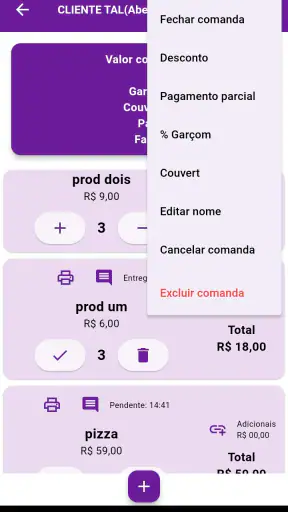 ComandasApp screenshot