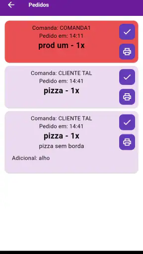 ComandasApp screenshot